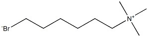 6-(N,N,N-trimethylammonio) hexyl bromide