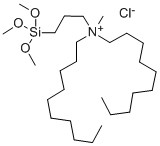 1-Decanaminium,N-decyl-N-methyl-N-[3-(trimethoxysilyl)propyl]-, chloride